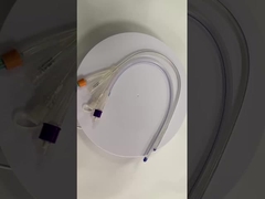 Cateter de urina de silicone de alta qualidade Cateter de Foley de duas vias Cateter de Foley