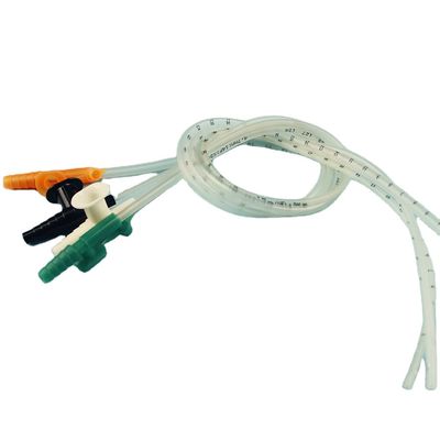 Tubo de cateter de sucção cirúrgico, PVC 45cm 14 Cateter de sucção francês ORCL