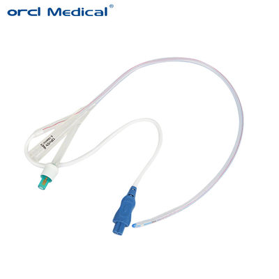 Cateter de Foley de silicone 100% estéril e descartável com sonda de temperatura