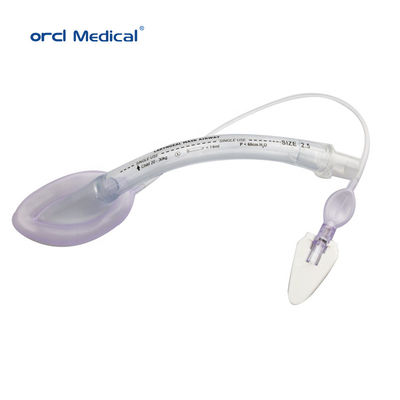 Anestesia Médica Desutilizável Máscara Laranja PVC Padrão