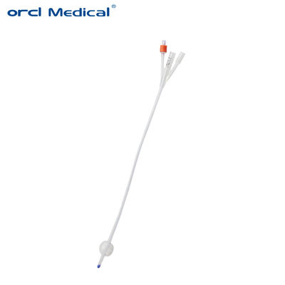 Produtos de consumo médico estéreis descartáveis 3 vias 100% cateter de silicone Foley