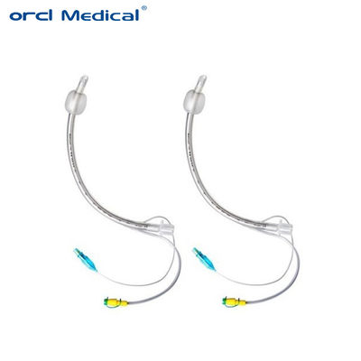 Tubos endotraqueais flexíveis e macios de PVC descartáveis para fins médicos com tubo endotraqueal luminoso de sucção