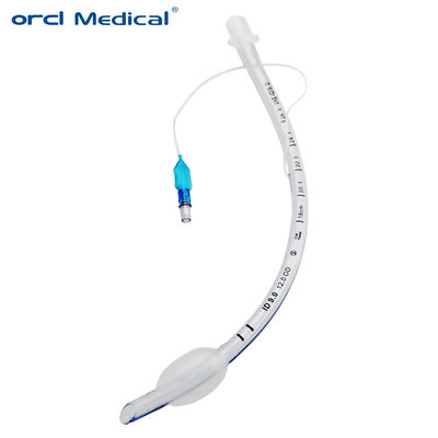 Tubos endotraqueais descartáveis de material de PVC para uso médico Tubos endotraqueais desalinhados / algemados Com diferentes tamanhos