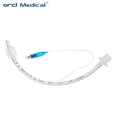 Produtos médicos PVC descartável Oral Nasal Tubos endotraqueais pré-formados com algemas / sem algemas