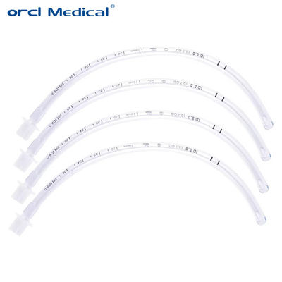 Tubo endotraqueal descartável de qualidade médica Nasal Oral Tubo endotraqueal pré-formado com algem Desamarrado Exportador de tubos endotraqueal