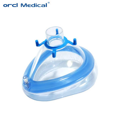 Mascarinha médica de anestesia de almofada de ar de PVC Fornecedor de máscaras de anestesia gratuitas de PVC