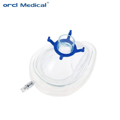 Serviço OEM Anestesia Disponível Médica Máscara Facial Látex Grátis Pvc Máscara Anestésica XL XXL Tamanho