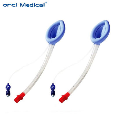 Disponível Médico Todo Silicone LMA de Uso Único Máscara Laranja Reforçada