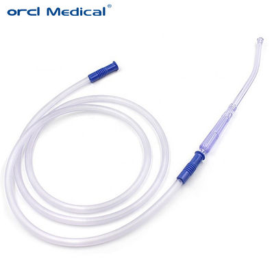 Suplemento médico Conjunto de sucção Yankauer sem látex com tubos Biocompativel Ideal para sucção de feridas e vias aéreas pós-operatórias