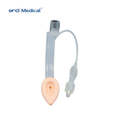 Disponível para uso médico Silicone Intubante LMA Máskara Laranja Dupla Lumen