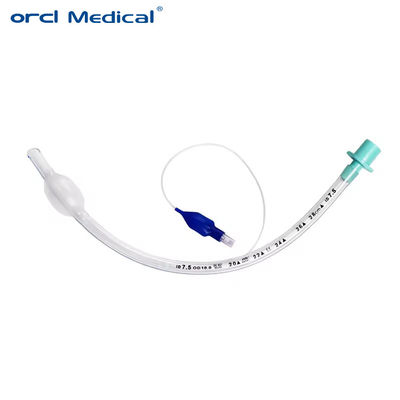 Tubo de intubação endotraqueal médico descartável com punho Oral / Nasal Punho Endotraqueal para cirurgia