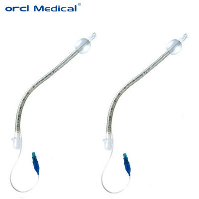 Preço de atacado de fábrica Cânula traqueal descartável Tubo endotraqueal reforçado de baixa pressão com cuff