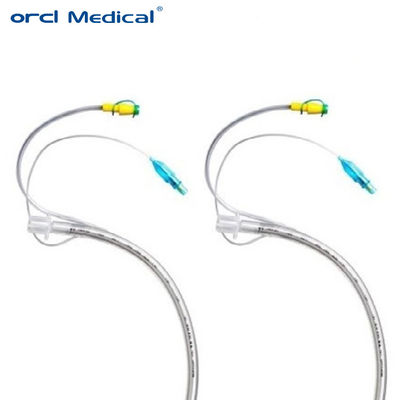 Tubo endotraqueal com evacuação Lumen com punho Lumen Sucção Tubo endotraqueal com cateter de sucção