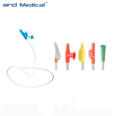 Tubo de cateter de sucção de 45 cm, extractor de muco flexível.