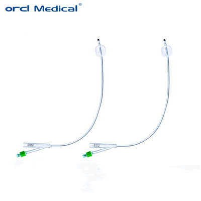 8Fr 10Fr 12Fr 14Fr 16Fr 18Fr 20Fr 22Fr 24Fr 2 vias de silicone cateter Foley