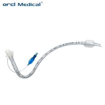 Tubos endotraqueais reforçados de PVC médico, ETT algemados com algemas de grande volume