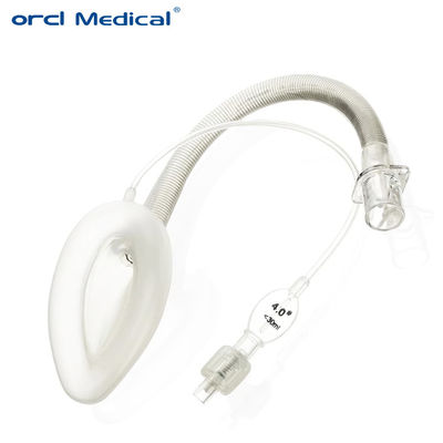 Máscara de garganta reforçada de PVC de vias aéreas Tubo respiratório descartável Fr4 Lma