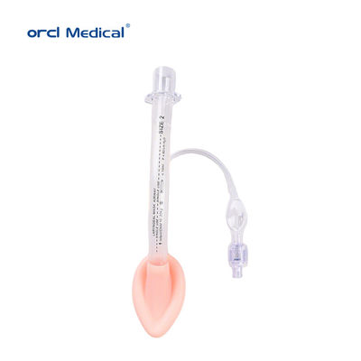 Mascarinha de 100% de silicone para a laringe Hospital Anestesia inflável Cirurgia