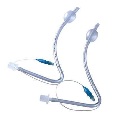 Utilização hospitalar Tubo endotraqueal modelo reforçado Tubo endotraqueal nasal pré-formado descartável com algemas/desalgas