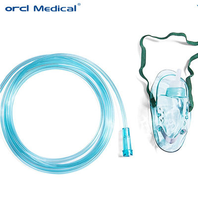A mais recente máscara facial de oxigénio com tubos