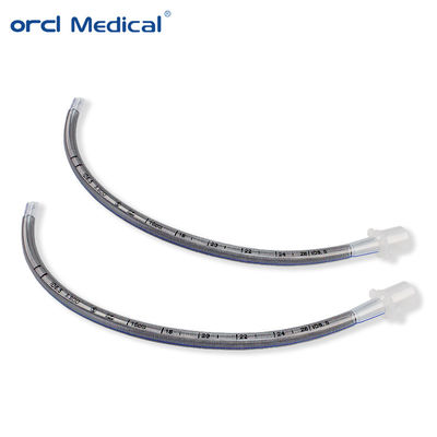 Tubo Endotraqueal Reforçado Médico descartável Intubado Bronquial Reforçado Uso para Resgate e Anestesia