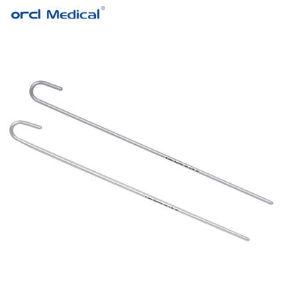 Fornecedor de estilete de intubação de alumínio Tubo endotraqueal médico Estilete de intubação Fio guia de alumínio + PVC