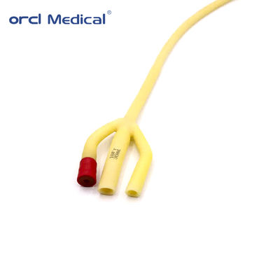 Orcl Diferentes Descartáveis Médicos Consumíveis Médicos Personalizados Cateter de Foley de 3 Vias Tamanhos Número 16