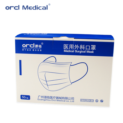 Fabricante de máscaras faciais descartáveis 3 Ply Máscaras cirúrgicas médicas não tecidas