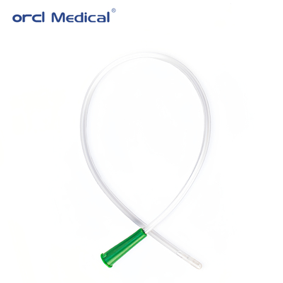 Cateter de sucção médico descartável de PVC econômico com marcas de graduação Cateter de sucção de PVC para cuidados domiciliares